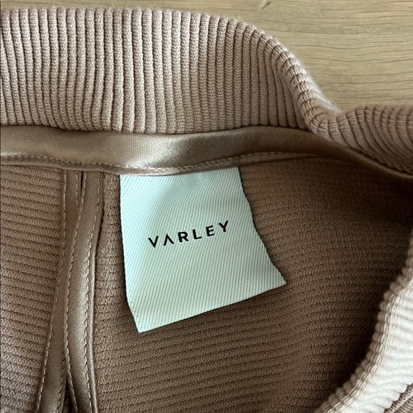 Varley Taupe Ribbed Sweatshirt Small - Picture 2 of 4
